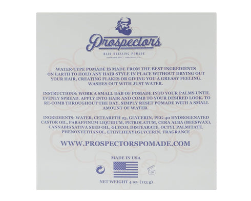 PROSPECTORS Diamond Hair Pomade, 4 oz. Tin Can