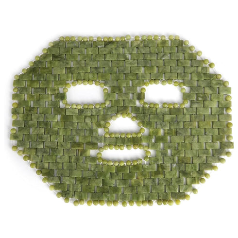 Jade Mask, 100% Natural Stone Facial Mask for SPA Skincare, Reduces Puffy Eyes & Dark Circles