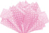 Flexicore Packaging Light Pink Polka Dot Gift Wrap Tissue Paper, 50 Sheets, Size: 15 Inch X 20 Inch