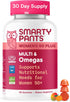 SmartyPants Multivitamin Gummy for Women 50 and Over, Omega 3 (DHA/EPA), Methylfolate,