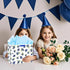 JORHANCE Blueberry Gift Bags with Wrapping Paper & Birthday Card - Large Bag for A Berry Sweet Baby Is On The Way