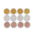 Nail Art Metal Mini Steel Ball, 3D Caviar Decoration Bead, 12 Pots