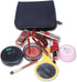 Cosmetic Case, Leather Cosmetic Bag, Zipper Coin Pouch, Make-up Bag with Zipper Clousure (Blue)