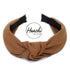 Knotted Fashion Hairbands for Women and Girls - Non-Slip Top Knot Headbands with Leopard Print - 4PCS