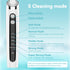 Tooth Polisher with 5 Replacement Heads, Electric Professional USB Charging, IPX6 Waterproof for Adults & Kids, White