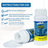 Tool4pcs Wild Tornado Pipe Dredge,Powerful Sink Cleaner Powder Fast Foaming for Kitchen Toilet Pipeline Quick Cleaning