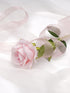 FAKILO Pink Organza Ribbon for Gift Wrapping, 2 Inch Shimmer Sheer Ribbon for Bouquet, Wedding, Christmas - 50 Yards