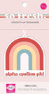 Alpha Epsilon Phi Rainbow Air Freshener - 2/Pack, Flowers & Sunshine Scent