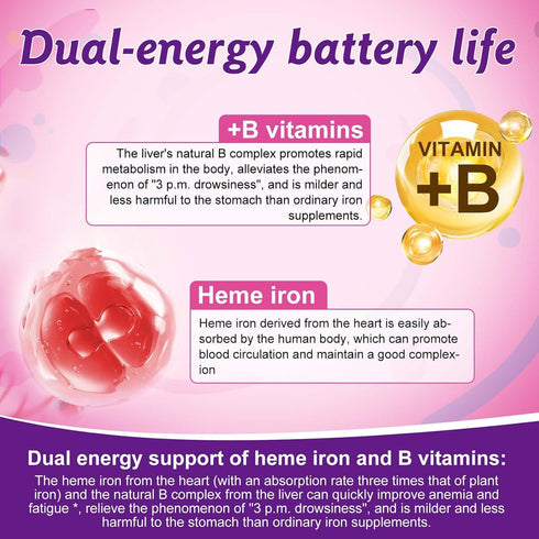 Immunity, B12, 60 (1) newseel Beef Organ Supplement for Women, Natural Grass Fed Beef Liver Capsules,Supports Feminine