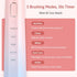 Oday N9000 Sonic Electric Toothbrush, 90% End-Rounding, 10 YR Warranty, 2,000 mAh Battery, IPX7 Waterproof, 5 Modes
