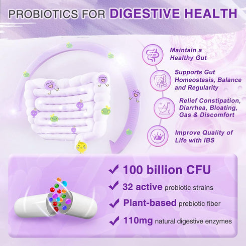 ZEBORA Probiotics for Women Digestive Health - Vaginal Probiotics with D Mannose & Cranberry, 90 Capsules