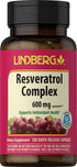 Lindberg Resveratrol Supplement | 100mg | 120 Capsules with Grape Seed and Red Wine Extracts
