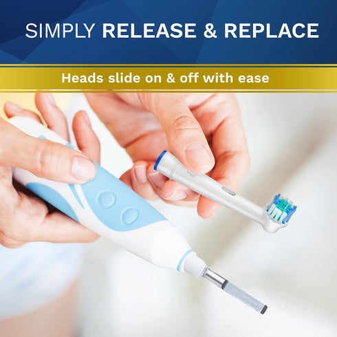 Replacement Toothbrush Heads Compatible with Oral B, 16 Pack Aster Toothbrush Head Refill