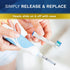 Replacement Toothbrush Heads Compatible with Oral B, 16 Pack Aster Toothbrush Head Refill