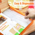 Clear Disposable Plastic Knives, Pack of 50, Individually Wrapped
