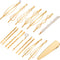 Yaomiao 17 Pieces Gold Hair Pins Set Geometric Bobby Pin Barrettes Decorative Jewelry Hair Clamps for Women