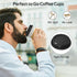 100 Pack 16 oz Disposable Coffee Cups with Lids, Sturdy Thick Paper Insulated to Go Coffee Cups for Hot & Cold Beverage
