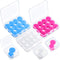 Frienda 21 Pairs Reusable Moldable Silicone Ear Plugs for Sleeping, Soft Noise Cancelling Earplugs with Case, 32dB NRR