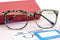 Stylish Blue Light Block Glasses for Women, Oversized Big Frame, Eye Strain UV Glare Blocker Lens, Metal Temples