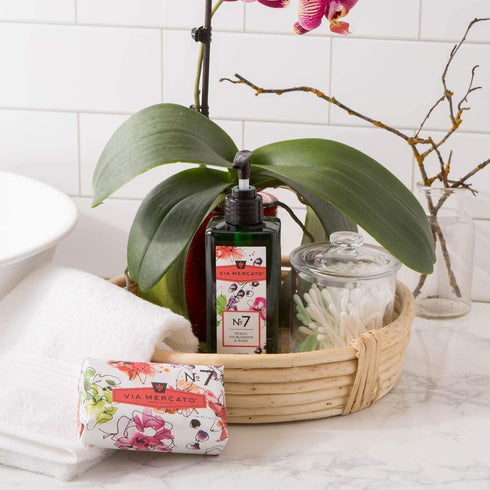 Italian Soap Bar, No. 7 - Peach, Fig Blossom & Rose (200 g)