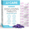 JJ Care Disclosing Tablets for Kids - 120 Count Berry Flavored Dental Plaque Tablets, Individually Wrapped