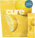 Cure Hydration Plant-Based Electrolyte Drink Mix, No Added Sugar, Coconut Water Powder, 14 Packets - Lemonade