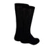 Truform Comfort Crew Diabetic Socks for Men and Women - Mid Calf, Black, Small