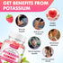 softbear Potassium Gummies for Adults, 1000mg High Potency Organic Potassium Supplement for Muscle Health - 120 Count