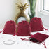 G2PLUS Red Velvet Jewelry Pouches, 20PCS Small Gift Bags with Drawstring, Wine Red Christmas Bags for Wedding Favors