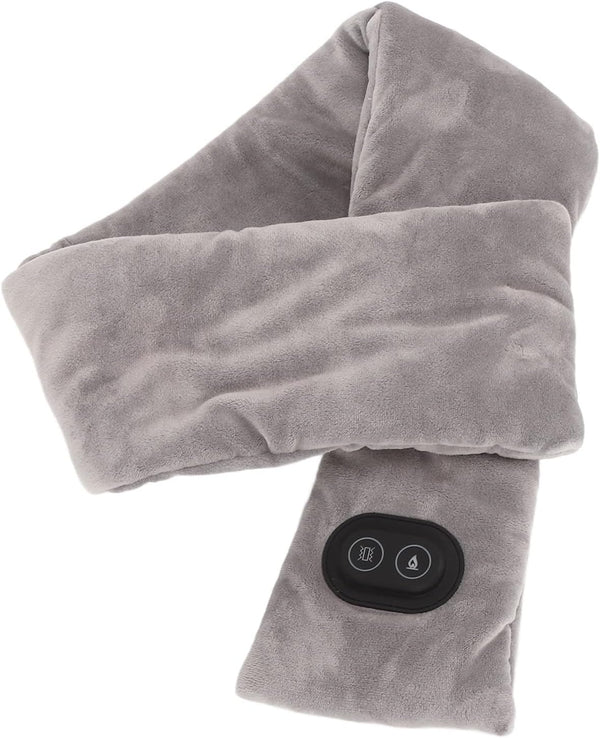 Neck Heating Pad, Electric Vibration Massage Scarf for Neck Pain and Stiffness Relief