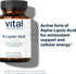 Vital Nutrients R-Lipoic Acid, Active Alpha-Lipoic Acid Antioxidant Supplement for Healthy Metabolism, 60 Capsules