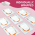 60 Count Disposable Finger Covers for Baby Oral Cleaning, 0-36 Months Infant Tongue Cleaner