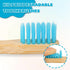 New Kids Bamboo Toothbrushes, 6 Pack, Organic Soft Bristle Biodegradable Children's Toothbrushes (Ages 3-12, Multicolor)