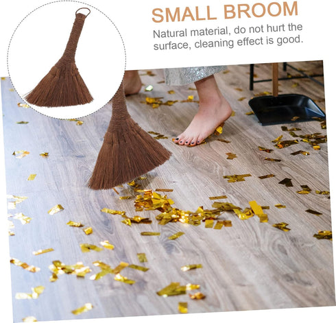 1pc Mini Dust Broom, Household Cleaning Tool for Mini Table, Cinnamon Broom for Home Use