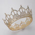 Royal Queen Crown for Women: Gold Birthday Crowns Crystal Cake Crown Topper Party Pageant Tiara Hair Accessories