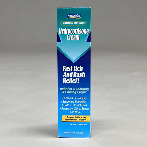 Natureplex Hydrocortisone Cream Anti-Itch Cream, 1% - 3 Pack