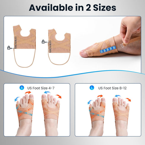 Bunion Corrector for Women and Men, Union Relief Protector Guards for Thumb and Little Toe, 1 Pair