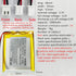 HXJNLDC 3.7V 5000mAh 955565 3.7-5V 2-Wire DC li-ion Lithium Ion Polymer Battery Replacement for DIY Electronic Products