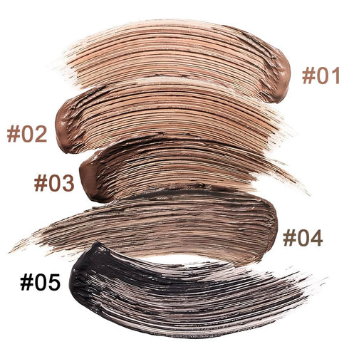 Kaely Waterproof Eyebrow Gel, Longwear Tinted Mascara, Vegan Cosmetics, 04 Dark Brown Eyebrow Color Makeup Kit