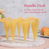 Prestee Set of 24 Clear Plastic Champagne Flutes, 4.5 oz Shatterproof Disposable Glasses for Celebrations