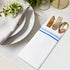 Hunanyume 50 12" 17"(Blue Disposable Paper Hand Towels for Bathroom, Decorative Linen Feel Guest Towels, Soft