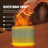 LIFFY Essential Oil Diffuser - Fireplace Fire Flame Aromatherapy Diffuser, Mist Humidifier with Multi-Color LED Lights