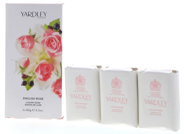 Yardley English Rose Luxury Soap, 100g, Pack of 3