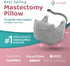 Pack Zomaple Mastectomy Recovery Pillow with Gel & Shower Lanyard Post-Op Essentials, Breast Augmentation/Reduction