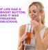 SkinnyStix Energy Drink Mix, Antioxidants for Focus and Energy, 10-Calorie Packets, 15 Packets, Berry Fusion