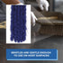 Vikan 45878 14-Inch Bench Cleaning Brush with Handle, Soft Bristle Dustpan Brush & Sweeper, Purple,