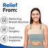 Post Op Breast Augmentation Band | Compression Wrap Chest Brace for Women | No Bounce Stabilizer Strap for Running