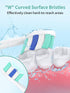 Replacement Brush Heads for Philips Sonicare Toothbrush Handles - Pack of 4