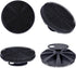 INNERNEED Food-grade Soft Silicone Body Scrubber - Handheld Cleansing Skin Brush for Gentle Exfoliating (Black)