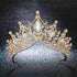 Unicra Wedding Crowns and Tiaras, Silver Flower Rhinestones Costume Queen Crown for Women and Girls